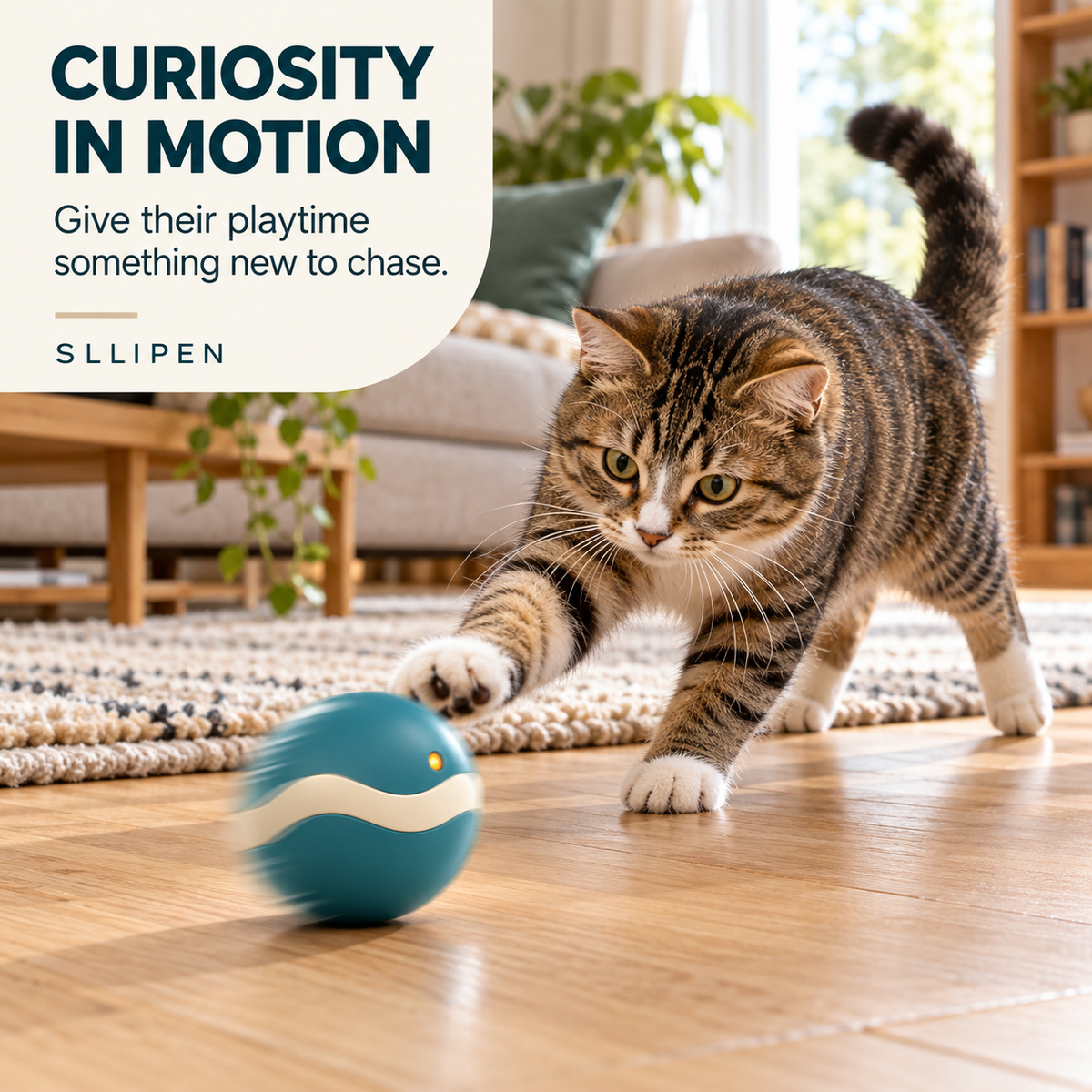SLLIPEN® RollSpark Automatic Pet Ball 🐾
