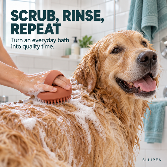 SLLIPEN® CozyScrub Pet Bath Brush 🐾
