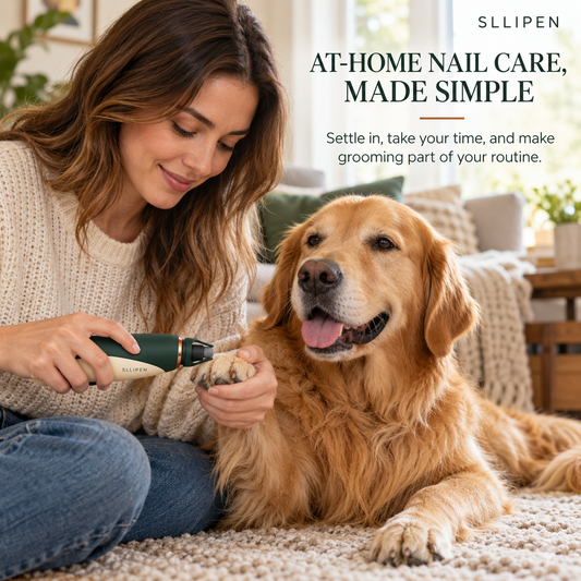 SLLIPEN Pet Nail Grinder 🐾 – Thoughtful Nail Care for At-Home Grooming