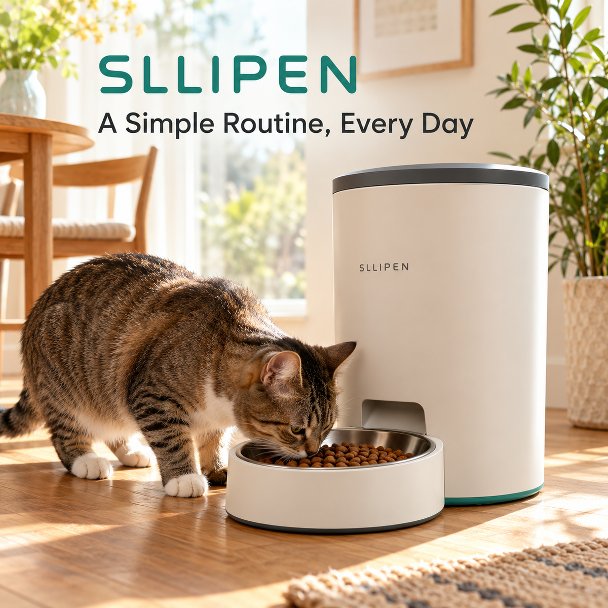 SLLIPEN Automatic Pet Feeder – A Better Rhythm for Everyday Feeding
