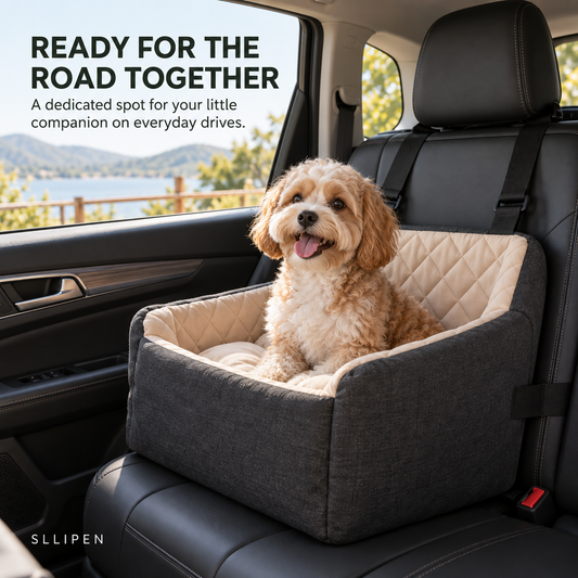 SLLIPEN Pet Car Seat 🐾 – A Cozy Spot for Your Little Travel Companion